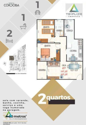 Imagem Apartamento com 2 Quartos à Venda, 47 m² em Santa Helena - Juiz De Fora Imagem Apartamento com 2 Quartos à Venda, 47 m² em Santa Helena - Juiz De Fora