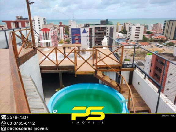 Apartamento com 3 Quartos para Alugar, 260 m² em Cabo Branco - João Pessoa