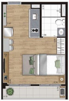 Imagem Imóvel com 1 Quarto à Venda, 25 m² em Belenzinho - São Paulo Imagem Imóvel com 1 Quarto à Venda, 25 m² em Belenzinho - São Paulo