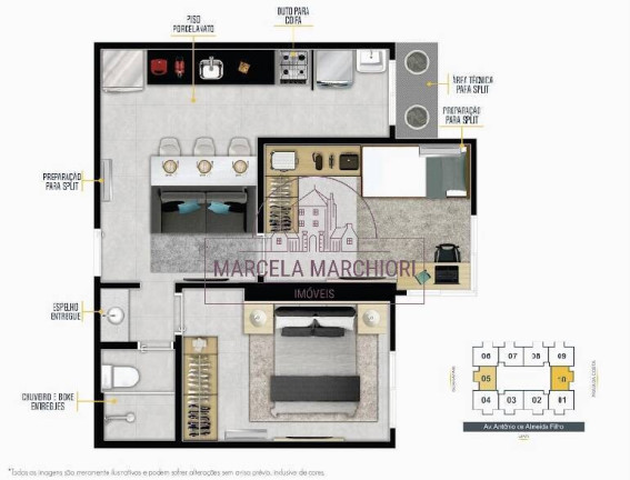 Imagem Apartamento com 2 Quartos à Venda, 45 m² em Praia De Itaparica - Vila Velha Imagem Apartamento com 2 Quartos à Venda, 45 m² em Praia De Itaparica - Vila Velha