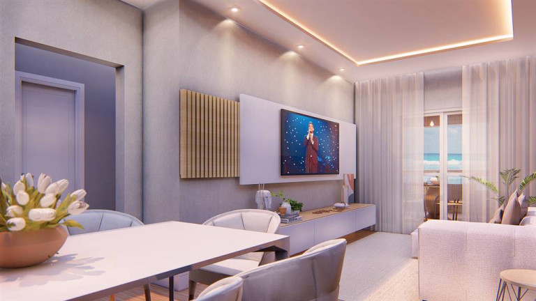 Imagem Apartamento com 2 Quartos à Venda, 80 m² em Guilhermina - Praia Grande