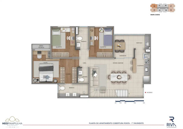 Imagem Apartamento com 2 Quartos à Venda, 54 m² Imagem Apartamento com 2 Quartos à Venda, 54 m²