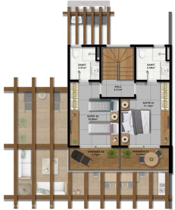 Imagem Casa com 2 Quartos à Venda, 135 m² em Praia Do Forte - Mata De São João Imagem Casa com 2 Quartos à Venda, 135 m² em Praia Do Forte - Mata De São João