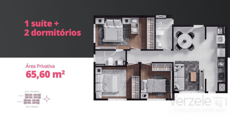 Imagem Apartamento com 3 Quartos à Venda, 73 m² em Nações - Balneário Camboriú