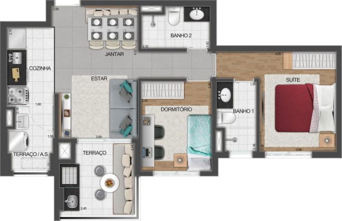 Imagem Apartamento com 2 Quartos à Venda, 62 m² em Perdizes - São Paulo Imagem Apartamento com 2 Quartos à Venda, 62 m² em Perdizes - São Paulo