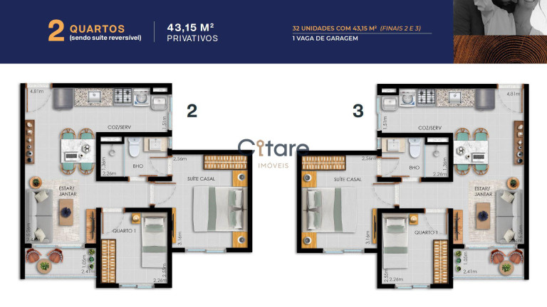 Imagem Apartamento com 3 Quartos à Venda, em Luciano Cavalcante - Fortaleza Imagem Apartamento com 3 Quartos à Venda, em Luciano Cavalcante - Fortaleza