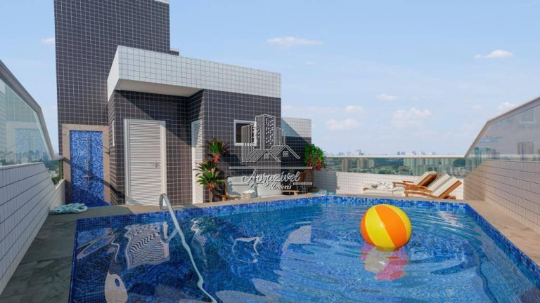Imagem Apartamento com 1 Quarto à Venda, 40 m² em Guilhermina - Praia Grande