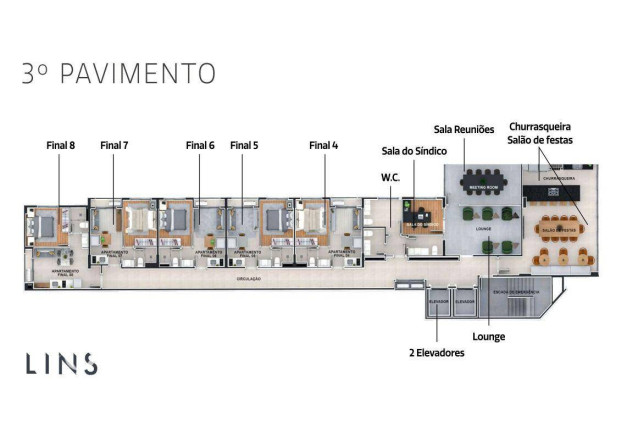 Imagem Apartamento com 1 Quarto à Venda, 24 m² em Centro - Curitiba Imagem Apartamento com 1 Quarto à Venda, 24 m² em Centro - Curitiba