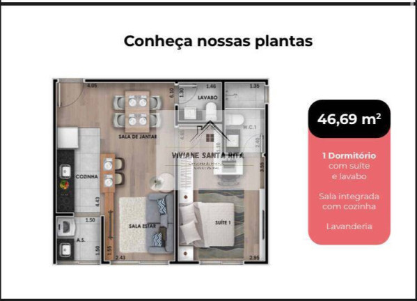 Imagem Apartamento à Venda, 46 m² em Alvinópolis - Atibaia Imagem Apartamento à Venda, 46 m² em Alvinópolis - Atibaia
