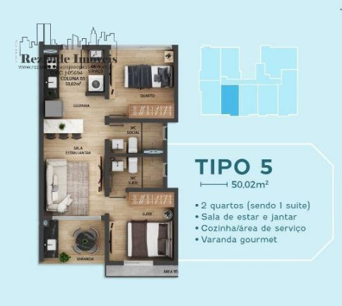 Apartamento com 2 Quartos à Venda, 50 m² em Intermares - Cabedelo