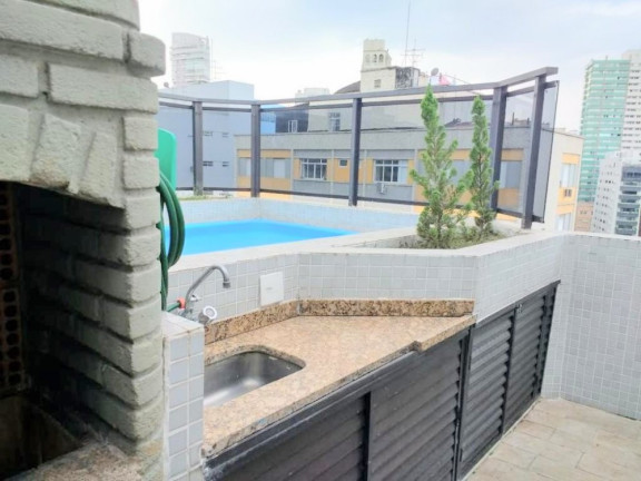 Imagem Cobertura com 2 Quartos à Venda, 120 m² em Boqueirão - Santos Imagem Cobertura com 2 Quartos à Venda, 120 m² em Boqueirão - Santos