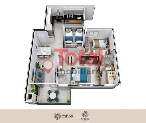 Imagem Cobertura com 3 Quartos à Venda, 181 m² em Cidade Nobre - Ipatinga