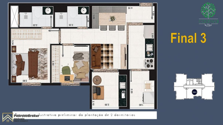 Imagem Apartamento com 2 Quartos à Venda, 56 m² em Lapa - São Paulo Imagem Apartamento com 2 Quartos à Venda, 56 m² em Lapa - São Paulo