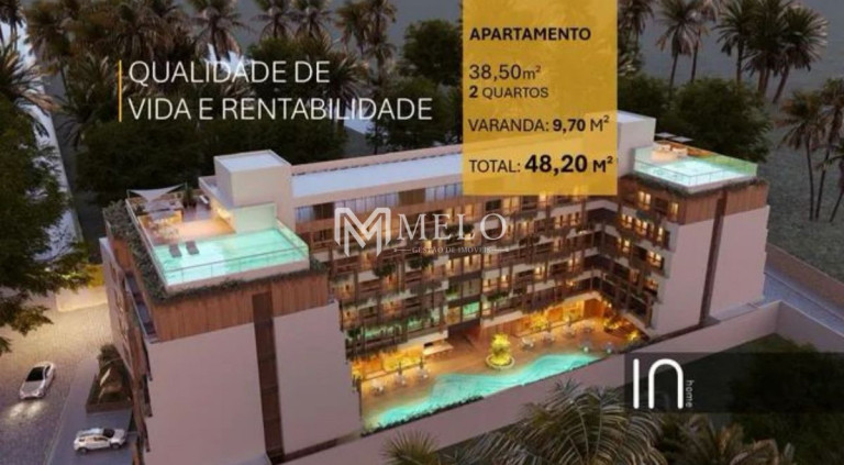 Imagem Apartamento com 2 Quartos à Venda, 39 m² em Tamandaré