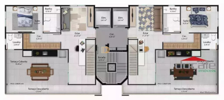 Imagem Apartamento com 3 Quartos à Venda, 76 m² em Jardim Camburi - Vitória Imagem Apartamento com 3 Quartos à Venda, 76 m² em Jardim Camburi - Vitória