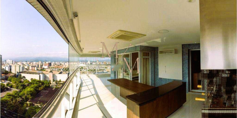 Imagem Apartamento com 4 Quartos para Alugar, 255 m² em Aparecida - Santos Imagem Apartamento com 4 Quartos para Alugar, 255 m² em Aparecida - Santos