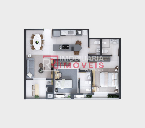 Imagem Apartamento com 1 Quarto à Venda, 35 m² em Parque Das Emas - Lucas Do Rio Verde Imagem Apartamento com 1 Quarto à Venda, 35 m² em Parque Das Emas - Lucas Do Rio Verde