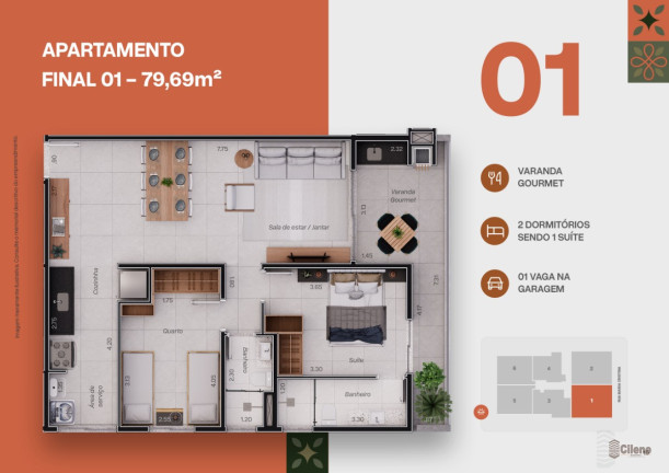 Imagem Apartamento com 2 Quartos à Venda, 62 m² em Tenório - Ubatuba