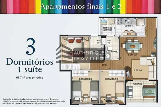 Imagem Apartamento com 3 Quartos à Venda, 66 m² em Vila Leopoldina - São Paulo Imagem Apartamento com 3 Quartos à Venda, 66 m² em Vila Leopoldina - São Paulo