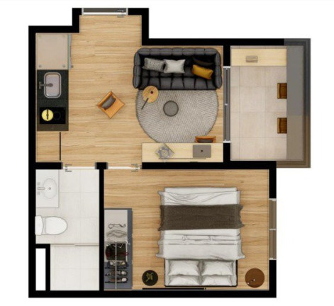 Imagem Imóvel com 1 Quarto à Venda, 27 m² em Vila Clementino - São Paulo Imagem Imóvel com 1 Quarto à Venda, 27 m² em Vila Clementino - São Paulo