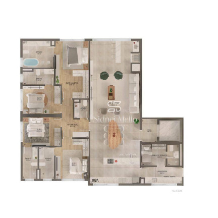 Imagem Apartamento com 4 Quartos à Venda, 199 m² em Porto Belo - Porto Belo
