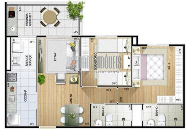Imagem Apartamento com 2 Quartos à Venda, 67 m² em Centro - Osasco Imagem Apartamento com 2 Quartos à Venda, 67 m² em Centro - Osasco