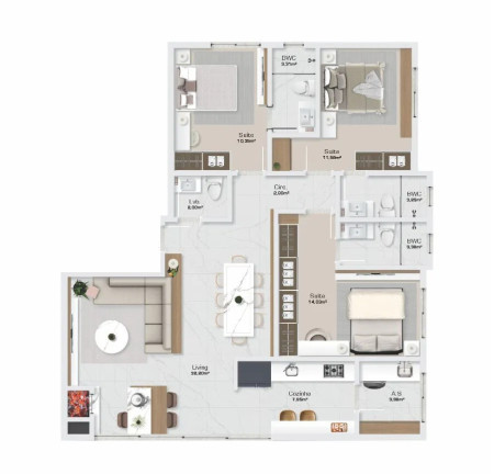 Imagem Imóvel com 3 Quartos à Venda, 113 m² em Balneário Perequê - Porto Belo Imagem Imóvel com 3 Quartos à Venda, 113 m² em Balneário Perequê - Porto Belo