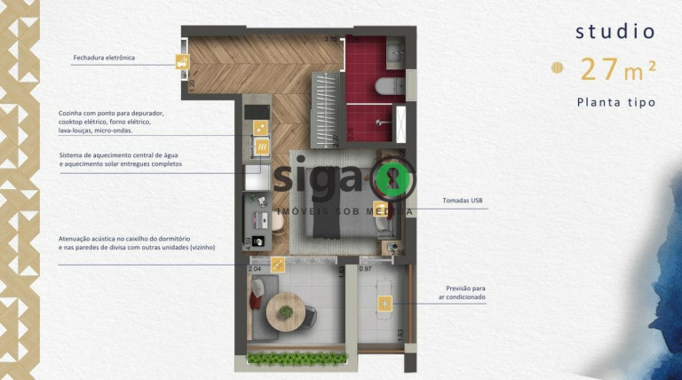 Imagem Apartamento com 1 Quarto à Venda, 26 m² em Jardins - São Paulo Imagem Apartamento com 1 Quarto à Venda, 26 m² em Jardins - São Paulo