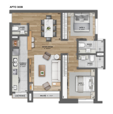 Imagem Apartamento com 1 Quarto à Venda, 54 m² em Bavaria - Gramado Imagem Apartamento com 1 Quarto à Venda, 54 m² em Bavaria - Gramado