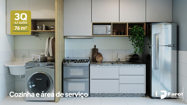 Imagem Apartamento com 3 Quartos à Venda, 63 m² em Parque Oeste Industrial - Goiânia Imagem Apartamento com 3 Quartos à Venda, 63 m² em Parque Oeste Industrial - Goiânia