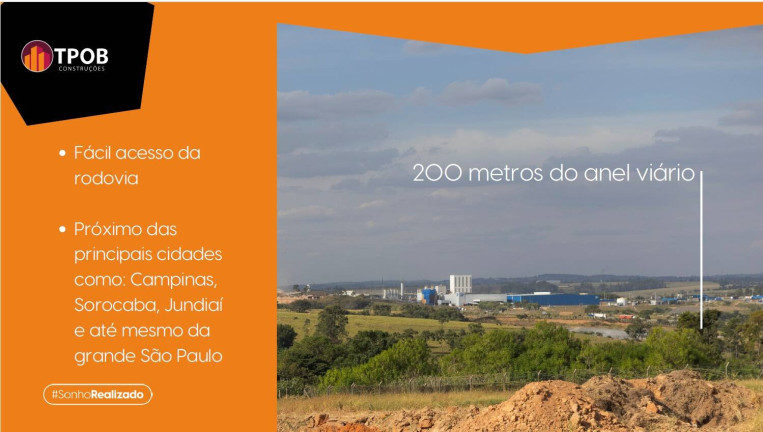 Imagem Terreno à Venda, 400 m² em Distrito Industrial Do Lageado - Salto Imagem Terreno à Venda, 400 m² em Distrito Industrial Do Lageado - Salto