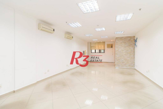 Imagem Sala Comercial para Alugar, 65 m² em Centro - Santos Imagem Sala Comercial para Alugar, 65 m² em Centro - Santos