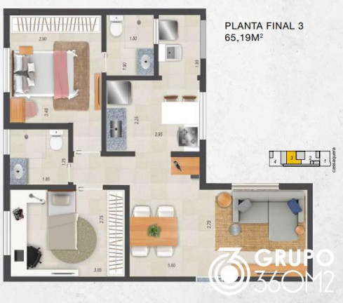 Imagem Apartamento com 2 Quartos à Venda, 69 m² em Barcelona - São Caetano Do Sul Imagem Apartamento com 2 Quartos à Venda, 69 m² em Barcelona - São Caetano Do Sul