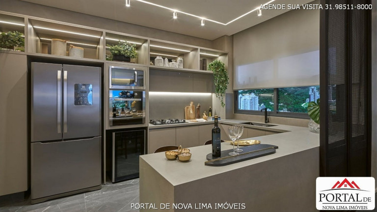 Imagem Apartamento com 4 Quartos à Venda, 199 m² em Vila Da Serra - Nova Lima