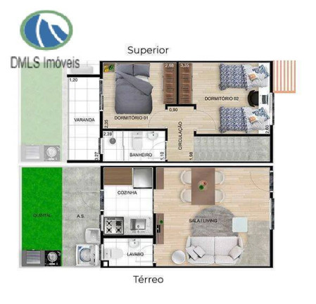 Imagem Casa com 2 Quartos à Venda, 60 m² em Chácara Real (caucaia Do Alto) - Cotia Imagem Casa com 2 Quartos à Venda, 60 m² em Chácara Real (caucaia Do Alto) - Cotia