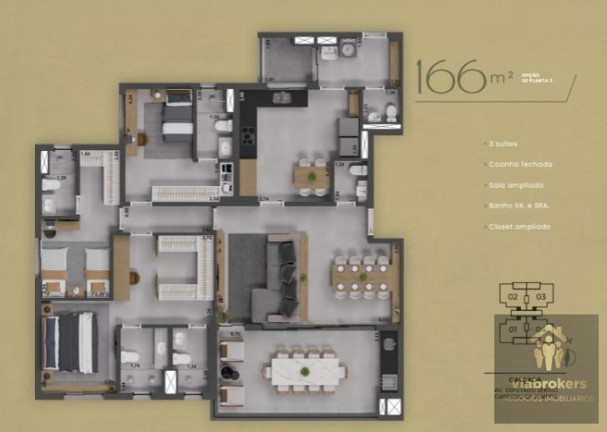 Imagem Apartamento com 4 Quartos à Venda, 166 m² em Jardim Olhos D`água - Ribeirão Preto Imagem Apartamento com 4 Quartos à Venda, 166 m² em Jardim Olhos D`água - Ribeirão Preto