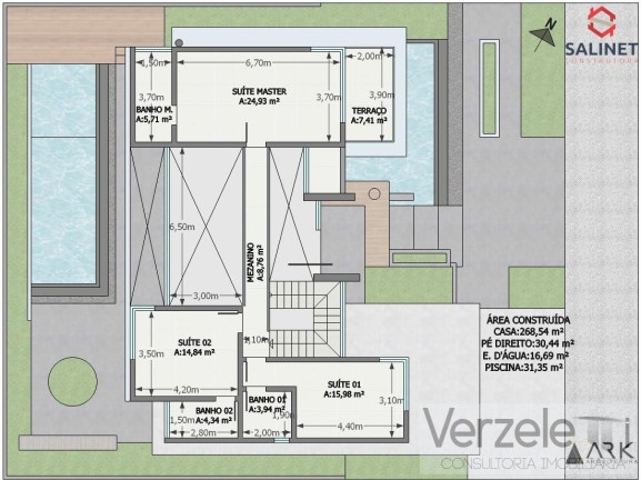 Imagem Casa com 3 Quartos à Venda, 347 m² em Jardim Dourado - Porto Belo