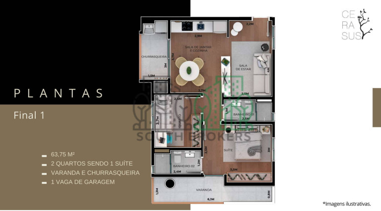 Imagem Apartamento com 2 Quartos à Venda, 34 m² em Boa Vista - Curitiba Imagem Apartamento com 2 Quartos à Venda, 34 m² em Boa Vista - Curitiba