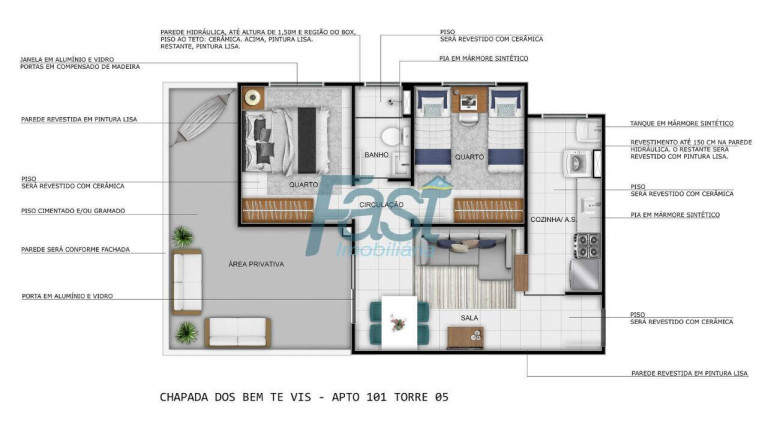 Imagem Apartamento com 2 Quartos à Venda, 42 m² em Jardim Imperial - Cuiabá Imagem Apartamento com 2 Quartos à Venda, 42 m² em Jardim Imperial - Cuiabá