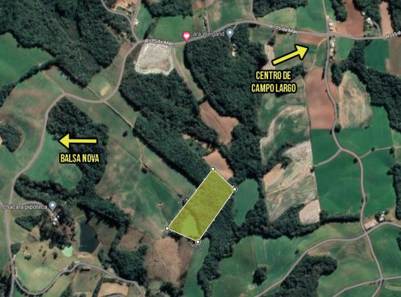 Imagem Chácara à Venda, 20.000 m² em Colônia Balbino Cunha - Balsa Nova