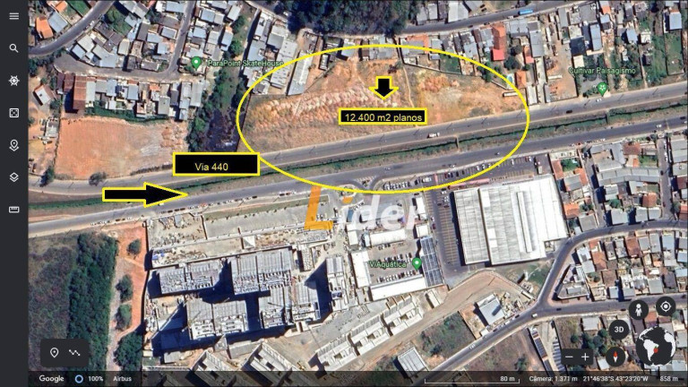Imagem Terreno para Alugar, 12.400 m² em São Pedro - Juiz De Fora