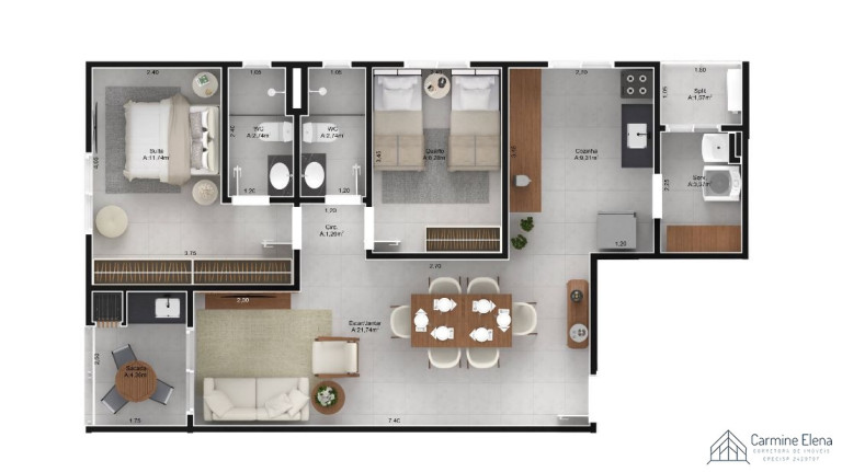 Imagem Apartamento com 2 Quartos à Venda, 54 m² em Centro - Ubatuba