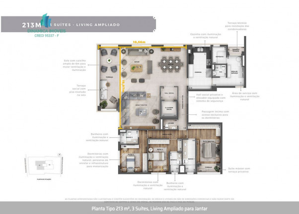 Imagem Apartamento com 3 Quartos à Venda, 213 m² em Cambuí - Campinas