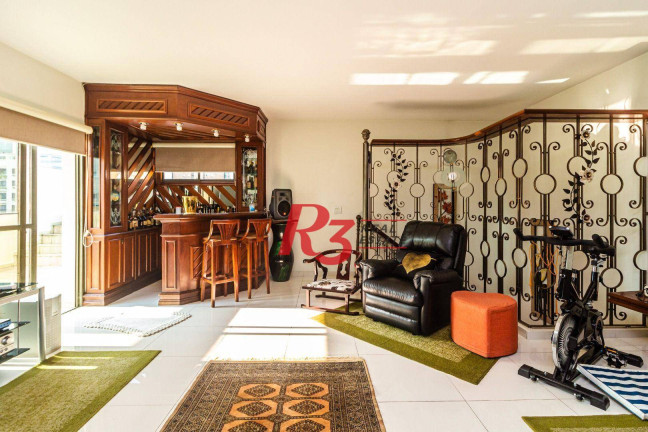 Imagem Cobertura com 4 Quartos à Venda, 331 m² em Gonzaga - Santos Imagem Cobertura com 4 Quartos à Venda, 331 m² em Gonzaga - Santos