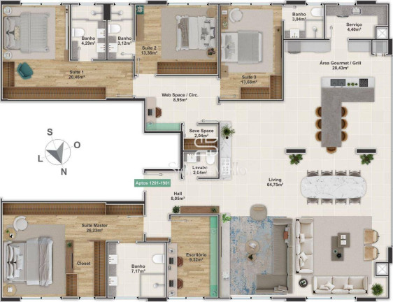 Imagem Cobertura com 4 Quartos à Venda, 237 m² em 2 Quadra Centro - Balneário Camboriú Imagem Cobertura com 4 Quartos à Venda, 237 m² em 2 Quadra Centro - Balneário Camboriú