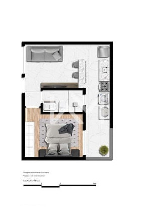 Imagem Apartamento com 1 Quarto à Venda, 33 m² em Vila Dom Pedro Ii - São Paulo