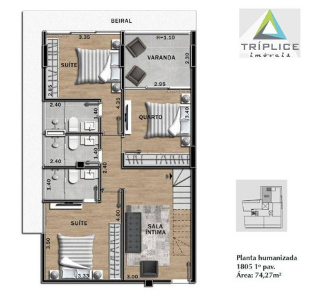 Imagem Cobertura com 3 Quartos à Venda, 208 m² em São Mateus - Juiz De Fora Imagem Cobertura com 3 Quartos à Venda, 208 m² em São Mateus - Juiz De Fora