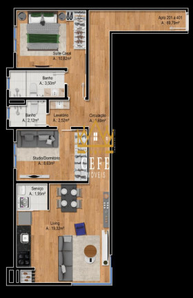 Imagem Imóvel com 2 Quartos à Venda, 67 m² em Floresta - Gramado Imagem Imóvel com 2 Quartos à Venda, 67 m² em Floresta - Gramado