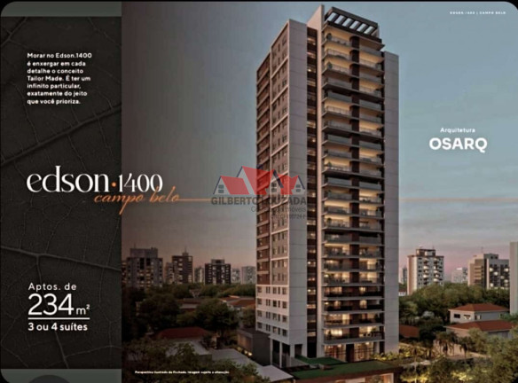 Imagem Apartamento com 4 Quartos à Venda, 234 m² em Campo Belo - São Paulo
