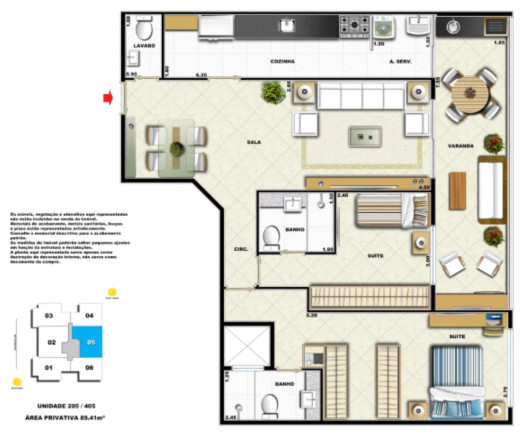 Imagem Imóvel com 2 Quartos à Venda, 81 m² em Tijuca - Rio De Janeiro
